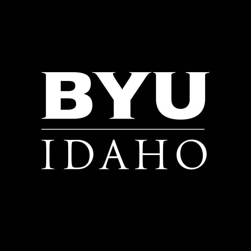 BYU-I Black Logo